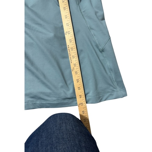 Athleta Whistler Quarter Zip Thumbhole Pullover Women's XL Green Athletic Top - Picture 5 of 9